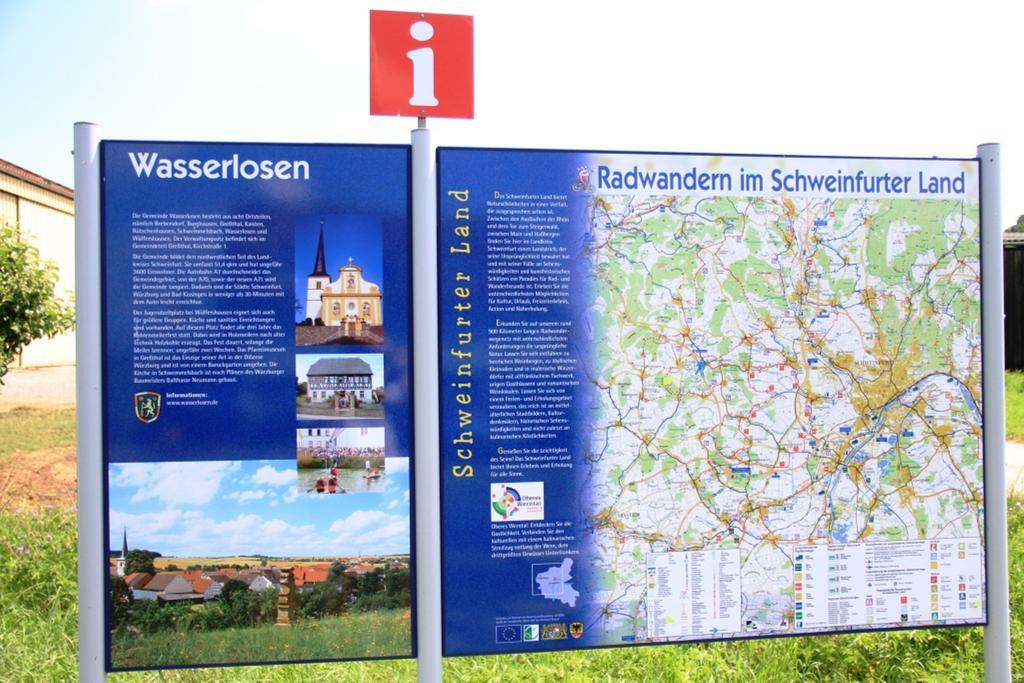 Landgasthof Frankentor Wasserlosen エクステリア 写真