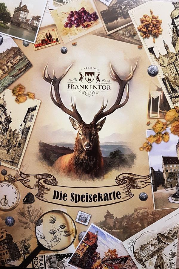 Landgasthof Frankentor Wasserlosen エクステリア 写真