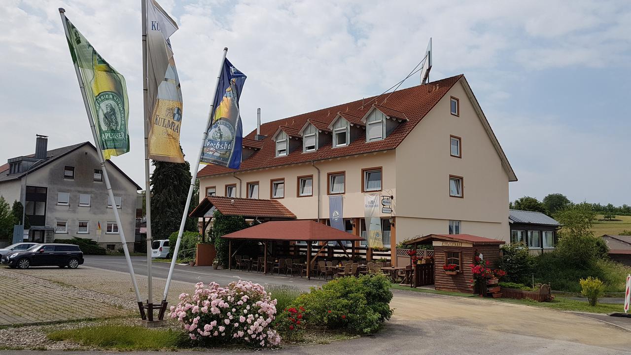 Landgasthof Frankentor Wasserlosen エクステリア 写真